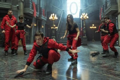Stunt in 2021 Netflix action Money Heist